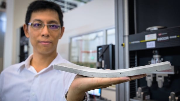 Next-gen concrete bends instead of cracking